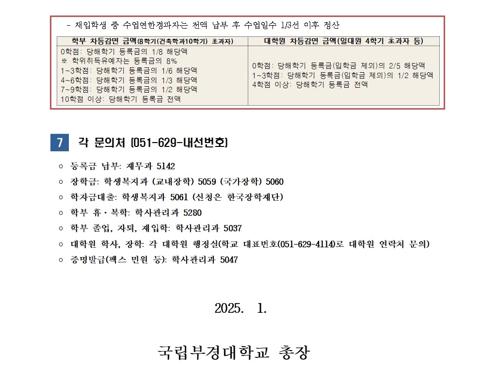 (붙임2) 2025-1학기 재(복)학생, 재입학생 등록금 납부 안내003